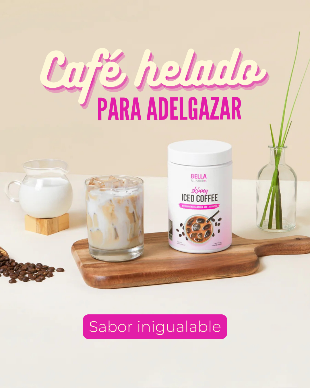 Skinny Iced Coffee ☕ Quema Grasa y Reduce Antojos