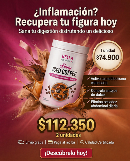 Skinny Iced Coffee ☕ Quema Grasa y Reduce Antojos